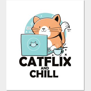 catflix Posters and Art